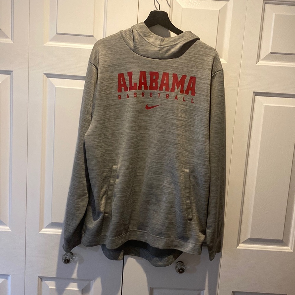 Alabama Basketball Grey Nike Dri-Fit Hoodie